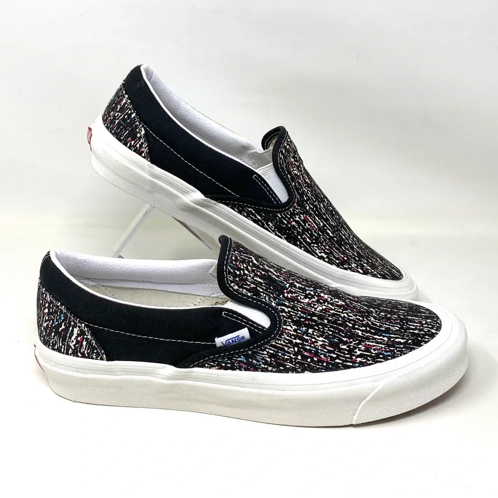 💖MEGA SALE💖VANS CLASSIC SLIP-ON 9 Canvas Black Men’s Sneakers VN0A3JEX9IE - Picture 8 of 11